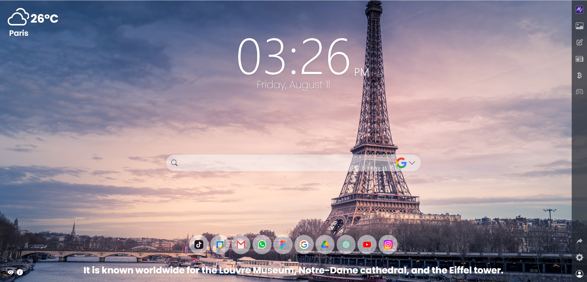 Immerse Yourself in the City of Love with Breathtaking Paris Wallpapers