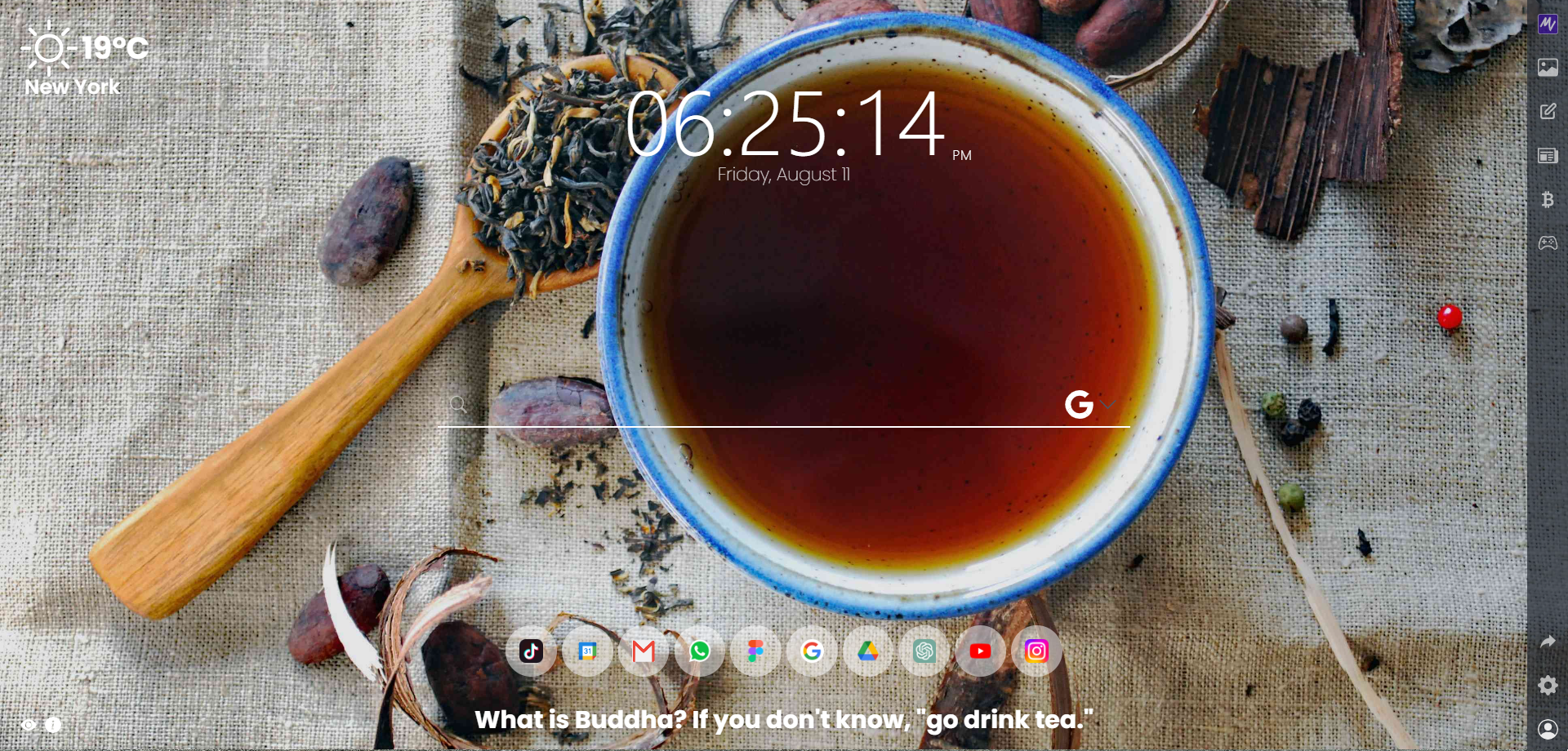 Develop a Conscious Life with MeaVana’s “Drink Your Tea” Dashboard