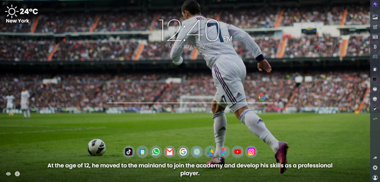 Embracing Greatness: Unleash the Ronaldo Magic with MeaVana Chrome Extension's New Topic